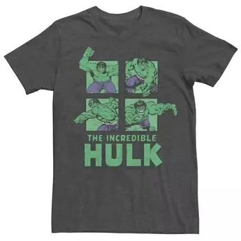 Мужская футболка с рисунком комиксов Marvel в стиле ретро «Невероятный Халк» Licensed Character