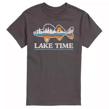 Мужская футболка с рисунком Lake Time Licensed Character