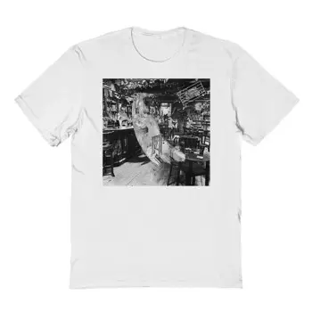 Мужская футболка с рисунком Led Zeppelin Door Licensed Character, белый