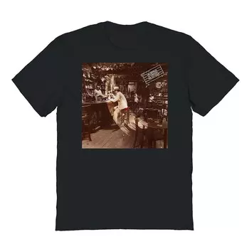 Мужская футболка с рисунком Led Zeppelin Sepia Licensed Character, черный