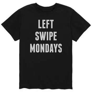 Мужская футболка с рисунком Left Swipe Monday Licensed Character