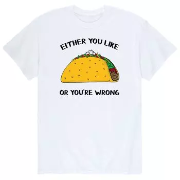 Мужская футболка с рисунком Like Tacos Licensed Character