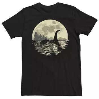 Мужская футболка с рисунком Loch Ness Moon Licensed Character