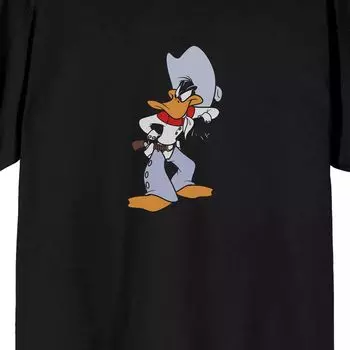 Мужская футболка с рисунком Looney Tunes Cowboy Daffy Licensed Character