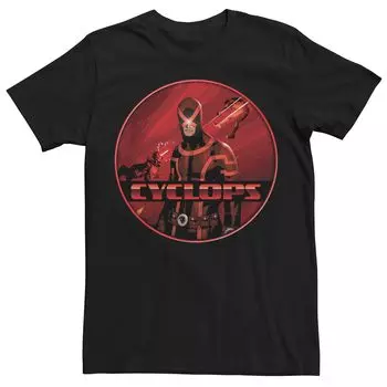 Мужская футболка с рисунком «Люди Икс» «Циклоп все время видит красный» Marvel