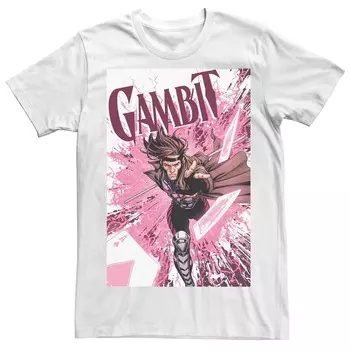 Мужская футболка с рисунком «Люди Икс» Gambit Licensed Character, белый
