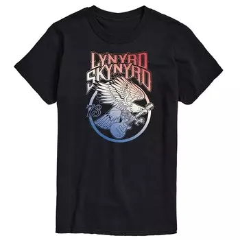 Мужская футболка с рисунком Lynyrd Skynyrd Eagle Licensed Character, черный