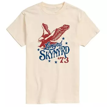 Мужская футболка с рисунком Lynyrd Skynyrd Soaring Eagle Licensed Character, бежевый