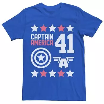 Мужская футболка с рисунком Marvel Avengers Captain America Licensed Character
