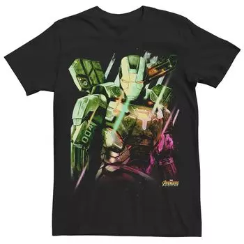 Мужская футболка с рисунком Marvel Avengers Infinity War Machine Licensed Character