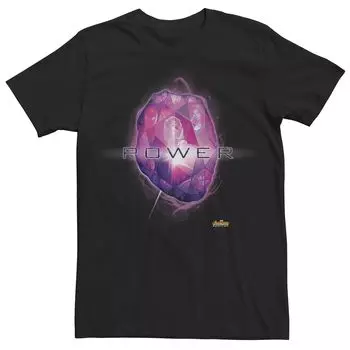 Мужская футболка с рисунком Marvel Avengers Infinity War Power Stone Licensed Character