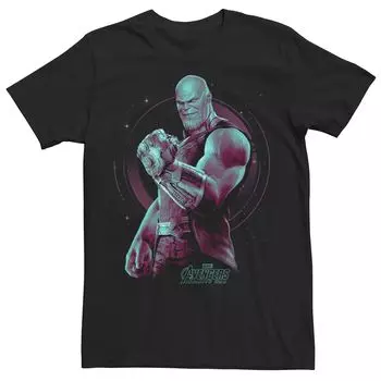 Мужская футболка с рисунком Marvel Avengers Infinity War Thanos Mad Titan Licensed Character