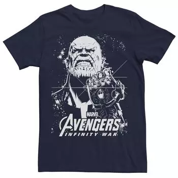Мужская футболка с рисунком Marvel Avengers Infinity War Thanos Ultimate Force Licensed Character