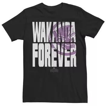 Мужская футболка с рисунком Marvel Black Panther Wakanda Stands Licensed Character
