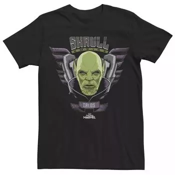 Мужская футболка с рисунком Marvel Captain Marvel Talos Skrull Empire Licensed Character