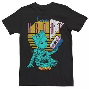 Мужская футболка с рисунком Marvel Guardians of the Galaxy 2 Groot 90-х Licensed Character