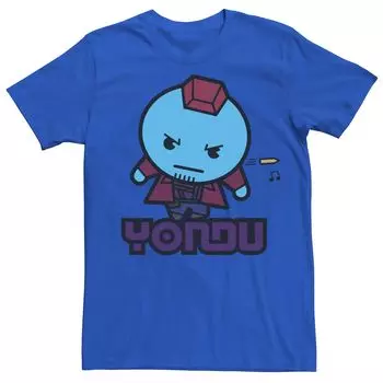 Мужская футболка с рисунком Marvel Guardians of the Galaxy Kawaii Art Collection Yondu Licensed Character