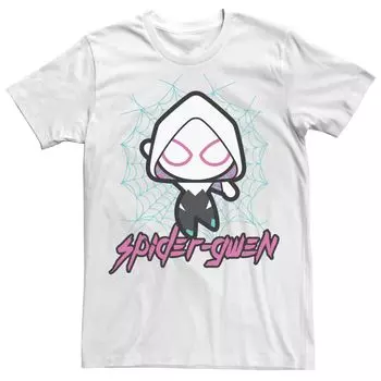 Мужская футболка с рисунком Marvel Kawaii Art Collection Spider Gwen Licensed Character