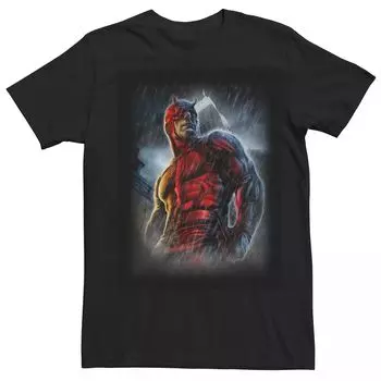 Мужская футболка с рисунком Marvel Knights Present Daredevil Redemption Licensed Character