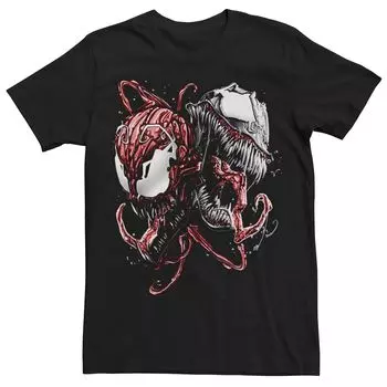 Мужская футболка с рисунком Marvel's Carnage And Venom Licensed Character