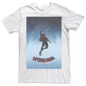 Мужская футболка с рисунком Marvel Spider-Verse Ultimate Spider-Man Morales Licensed Character