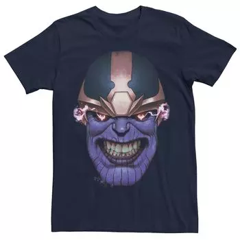 Мужская футболка с рисунком Marvel Thanos Grinning Face