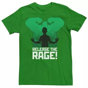 Мужская футболка с рисунком Marvel The Incredible Hulk "Release the Rage" Licensed Character