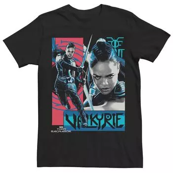 Мужская футболка с рисунком Marvel Thor Ragnarok Valkyrie Assemblage Licensed Character