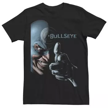 Мужская футболка с рисунком Marvel Universe Bullseye Face Licensed Character