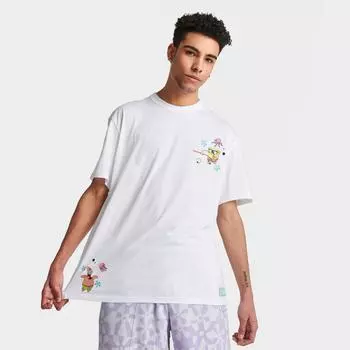 Мужская футболка с рисунком медузы Puma x Spongebob Squarepants, белый