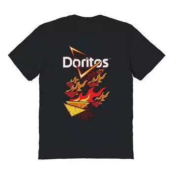 Мужская футболка с рисунком Meteor Doritos Licensed Character, черный