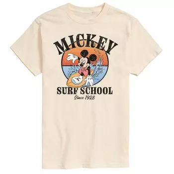 Мужская футболка с рисунком Микки Мауса Disney's «Школа серфинга» Licensed Character