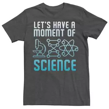 Мужская футболка с рисунком Moment Of Science Licensed Character