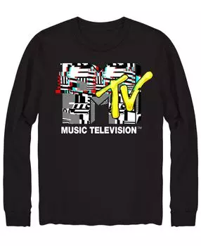 Мужская футболка с рисунком mtv glitch AIRWAVES, мульти