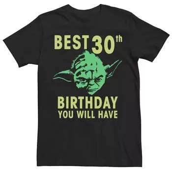 Мужская футболка с рисунком на 30-летие Йоды «Звездные войны Йода» Star Wars