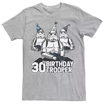 Мужская футболка с рисунком на 30-летие "Звездных войн" "Birthday Trooper" Star Wars