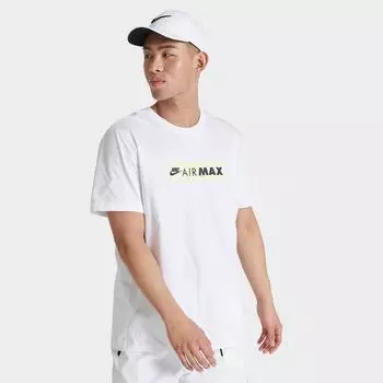 Мужская футболка с рисунком Nike Sportswear Air Max Futura, белый