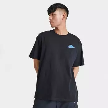 Мужская футболка с рисунком Nike Sportswear Air Patch, черный