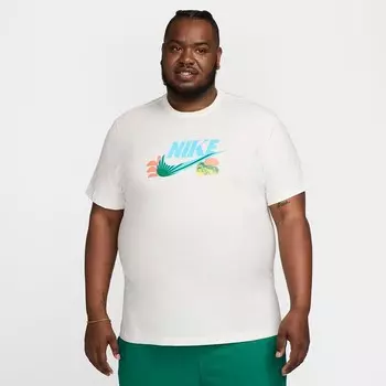 Мужская футболка с рисунком Nike Sportswear LBR Open 2, цвет Sail