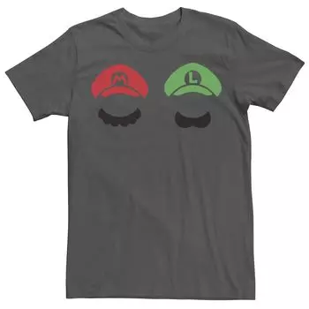Мужская футболка с рисунком Nintendo Hat Bros Licensed Character