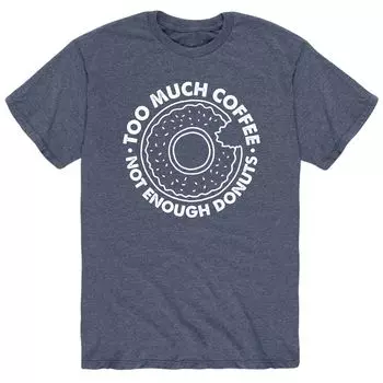 Мужская футболка с рисунком Not Enough Donuts Licensed Character