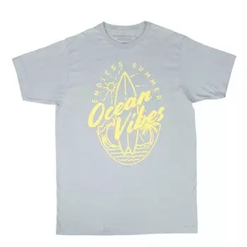 Мужская футболка с рисунком Ocean Vibes Licensed Character