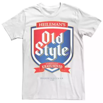 Мужская футболка с рисунком Pabst Heileman's Old Style Crest Licensed Character