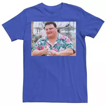 Мужская футболка с рисунком «Парк Юрского периода» Dennis Nedry Licensed Character