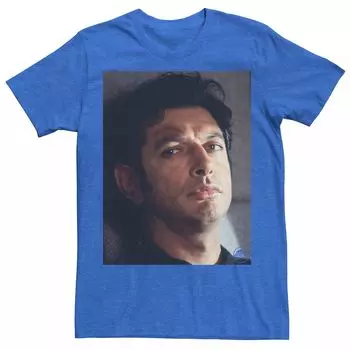 Мужская футболка с рисунком «Парк Юрского периода» Jeff Goldblum Stare Licensed Character