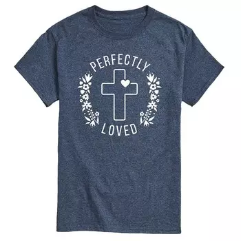 Мужская футболка с рисунком Perfectly Loved Licensed Character, цвет Heather Blue