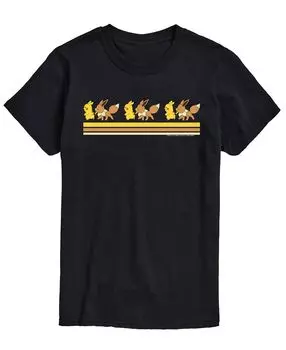 Мужская футболка с рисунком персонажей покемонов AIRWAVES, черный