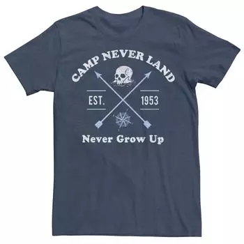 Мужская футболка с рисунком Peter Pan Camp Neverland Licensed Character