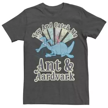 Мужская футболка с рисунком Pink Panther Ant And Aardvark Try And Catch Me Licensed Character