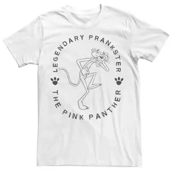 Мужская футболка с рисунком Pink Panther Legendary Prankster Licensed Character
